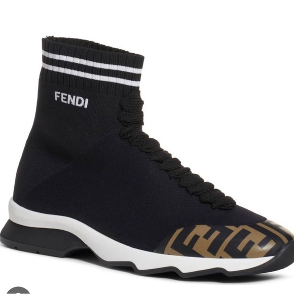 Fendi Rockotop Zucca Sock Sneaker (Women’s) - Picture 3 of 5